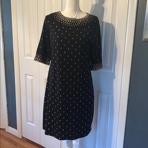 Gretchen Scott Designs Black and Gold Patterned Fabric